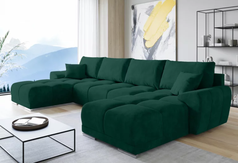 Sofa mit Schlaffunktion in U-Form BEGIMIR